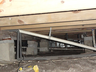 Pier and Beam Crawlspace